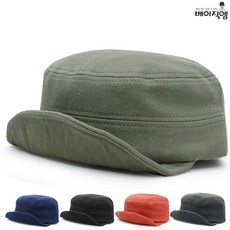 베이직엠 남녀공용 모자 밀리터리캡 군모 면 숏챙꺽쇠 십자