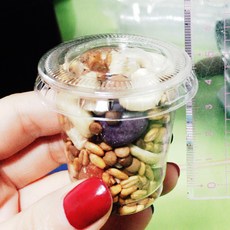 PET 3oz 뚜껑포함 소주컵, 100개