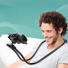 Baseus 목 거치대 (정품) 휴대폰/거치대/목거치대/테블릿/GPS, 단일 색상, 단일 수량