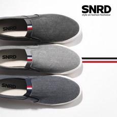 SNRD 남성용 슬립온 스니커즈 단화 SN191