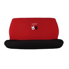가스파드와 리사 패션시트커버, 뒷좌석용 _ 레드 _ FREE size, 1개