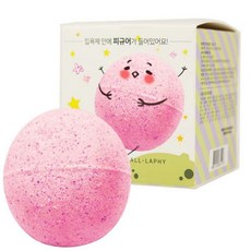 핑퐁팡 로라 케릭터 장난감 바스볼 천연 유아입욕제, 라피 120g