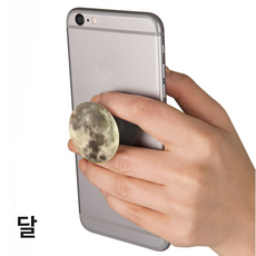 테커스 그립톡 스마트링 휴대폰 거치대, 1개, 그립톡:달