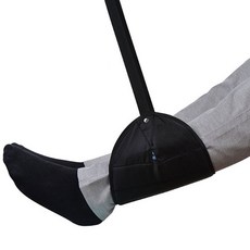 휴대용 발 받침대 벨벳해먹, 블루, 1개