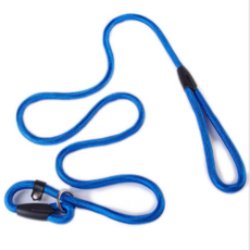 유럽철장 슬립리드줄 Slip Lead 강아지훈련용목줄 훈련용 줄, blue M (0.8cm X 140cm), 1개