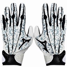 MIZUNO [330286] 빈티지 프로 배팅장갑 (백+회색)