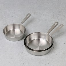 스텐 손잡이 접시 (3size) 앞접시 스텐그릇, 손잡이접시(1호)