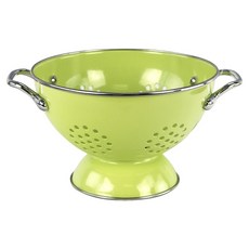 Calypso Basics 파우더 코티드 콜랜더 채반, Lime, 1개