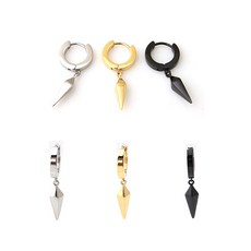 마마카사르천연원석블루그레이귀걸이