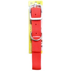 보스펫 나일론 칼라 애견 목줄, Neon Orange, 1개