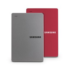 삼성외장하드 Y3 2테라 삼성정품파우치증정, 레드, 2TB