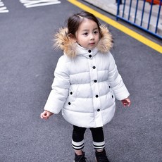 루나버블 화이트패딩점퍼 3호~9호 아동 여아 유아 아기 역시즌 패딩 겨울점퍼