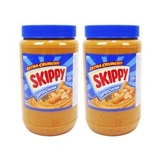 스키피 수퍼청크 피넛버터 땅콩버터 1.36kg x 2, 2통