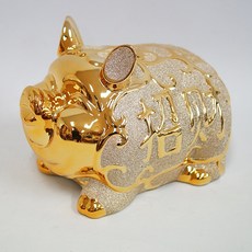 골든팩토리 황금돼지(대) 장식소품, 1개