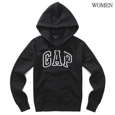 갭 [해외직배송GAP] 우먼 후드집업-블랙