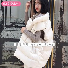 [퀸앤조이] 박시 패딩조끼