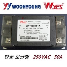 운영 단상보급형 노이즈필터 WYFS-50T1A, 1개