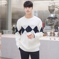 조군샵 트레인 아가일 울니트_T5543