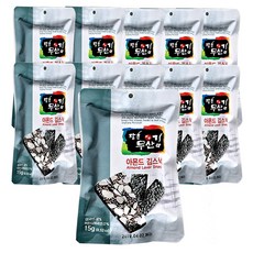 장흥김 아몬드김스낵15G(산이없는김), 15g, 11개