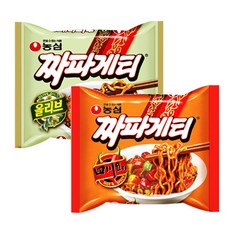 농심 사천 짜파게티 10p + 짜파게티 10p, 1세트