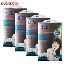 네오덤 표준 원형 48매입 반창고/밴드, 4개