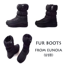 [eunoia] 기본굽4cm 남성 패딩방한부츠 방한화추천 겨울신발
