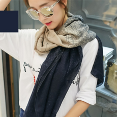 베씨 여성 명품st 투톤아이비 롱스카프 실크머플러 마후라