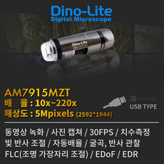 디노라이트 USB 전자 현미경 AM7915MZT, 220배, 1개