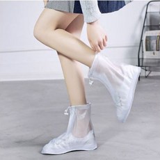 민스리빙 방수신발커버 비오는날신발 비올때필수, 화이트, XXXL(270-275)