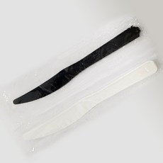 일회용 나이프 개별포장 블랙, 3개, 100개