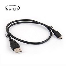 마하링크 USB A-Mini 5Pin 5핀 케이블 30CM ML-U5P003, 1개