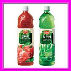 델몬트 토마토쥬스 알로에쥬스, 12개, 1.5L