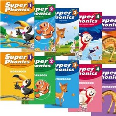 Super Phonics 슈퍼 파닉스 StudentBook + WorkBook (CD포함) 1~5 선택구매 [전10권], 슈퍼파닉스 2 (스튜던트북+워크북)