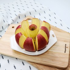 일본 사과커터기 애플슬라이서 사과자르기 사과컷팅기 일본 아이디어주방용품 애플커터기 샐러드데코도구 과일슬라이스 사과커터 사과칼, 1개