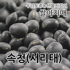 2024년 햇 국산 속청 서리태 파란콩 검은콩 검정콩, 1개, 1kg
