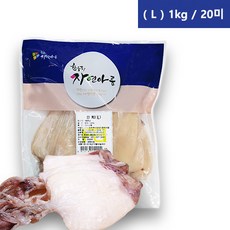 한우리 자연아름 한치 L사이즈20미, 1봉, 20미