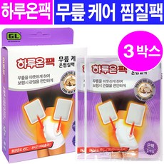 하루온 하루온팩 무릎케어 온찜질팩 무릎찜질팩(보호대1+온팩4개입), 3개