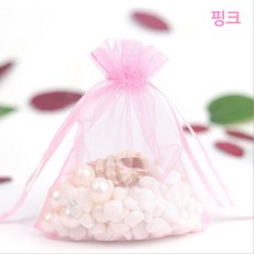 다용도 망사주머니, 5. L(15x20)핑크, 1개