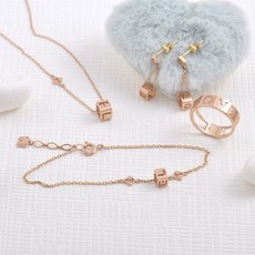 18k별목걸이팔찌세트