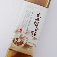 초산정 초밀란 500ml 초란 천연발효식초 밤꿀 화분, 1개