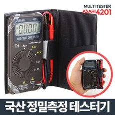 180903CHM_AAX_0327766 아사히테스터기 4201 테스터 측정기 정밀측정테스터기 전압측정기 측정용, 단일상품