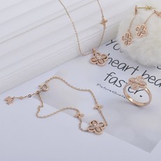 18k별목걸이팔찌세트