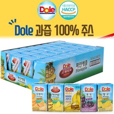 Dole 돌주스 프리미엄 100%과즙주스 120mlx32팩 아기주스 혼합가능, 120ml, 16개