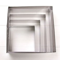 달곰베이킹 사각 무스링 높이5cm 미니~3호, 1개