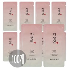 댕기머리 자생연 모이스처 로션 여성용 일회용, 3ml, 100개