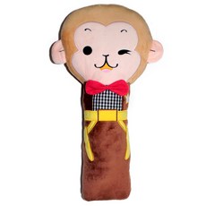 나래 안전벨트 커버 인형, 원숭이 안전벨트 보조쿠션, 1개