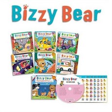 노란우산 Bizzy Bear 비지 베어 영어 한글 놀이책 B [전6권] CD1장 + 세이스티커6장 포함