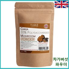 [영국]Time Health 프리미엄 차가버섯 파우더 100g, 1개
