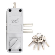 현관문 알루미늄문 샷시문 보조키 육각 열쇠 잠금장치, 1개