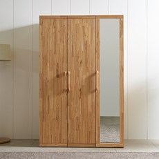 나무뜰 보노 참죽 원목 전신거울 옷장 1200 FMF072C